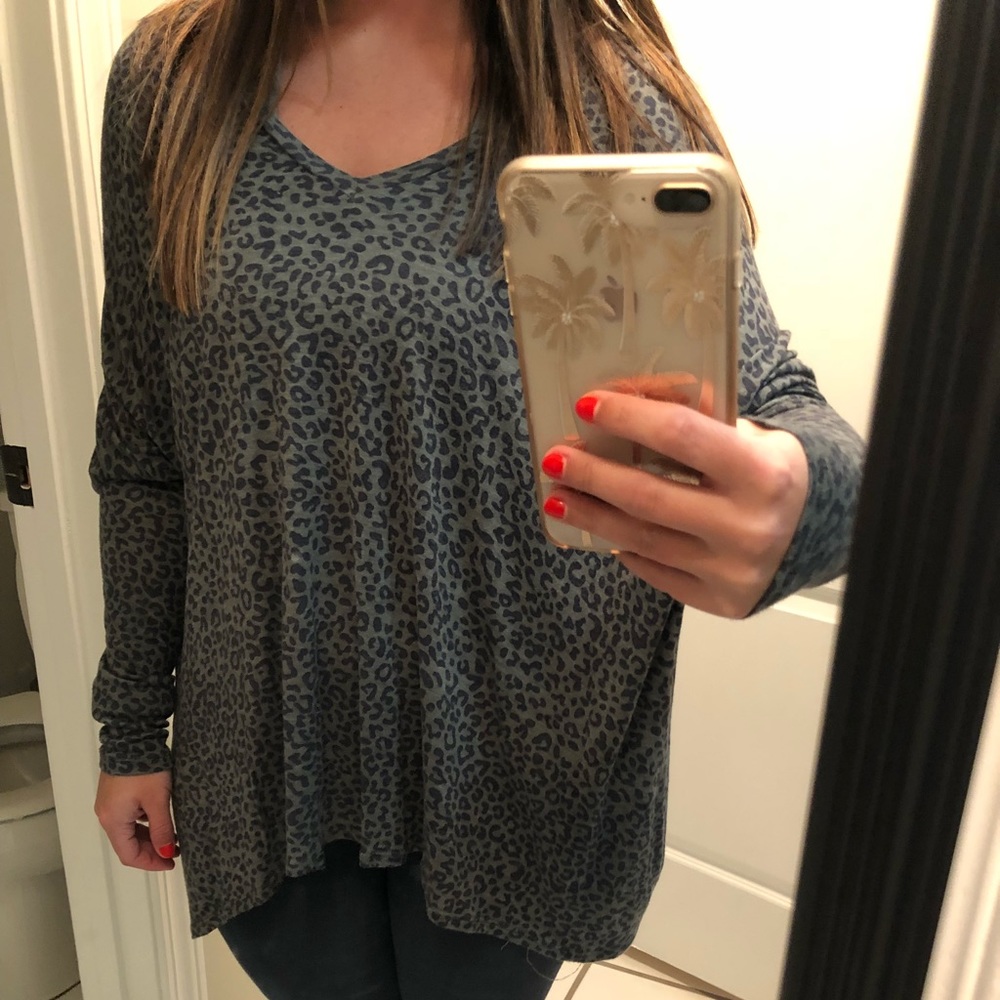 Show Me Your Mumu Mellow Long sleeve tunic Cheetah